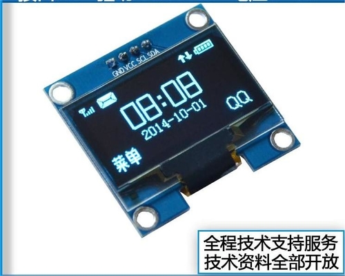 1.29' 1,3' OLED LCD модуль 128*64 Монохромный Синий Широкий Температурный Свободный Вид