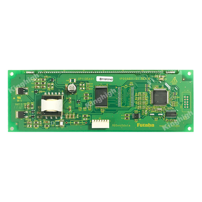 VFD LCD Модуль анода Монохромная зеленая широкотемпературная высокосветкая дисплейная печь
