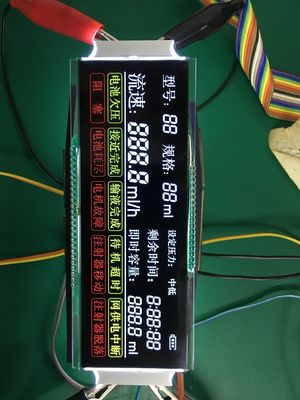 Подгонянный экран TN HTN VA STN FSTN Lcd 7 этапов делит на сегменты LCD для счетчика энергии Lcd термостата