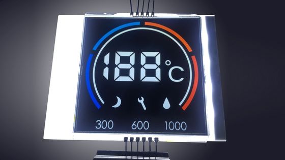 Численный Multicolor дисплей 3.3V FSTN LCD 7 этапов для термостата