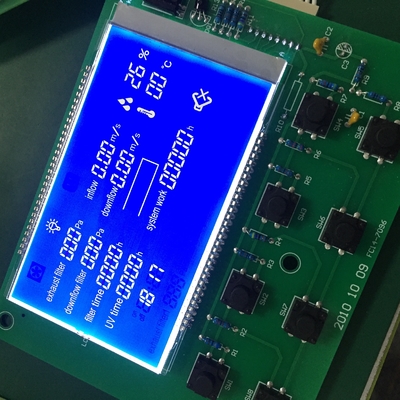 Недостаток Stn изготовленной на заказ панели LCD голубой графический поляризовывает монитор LCD для фильтра