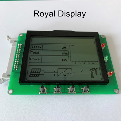 128X16dots дисплей значка FSTN Transflective положительный 1/65duty 1/9bias графический LCD