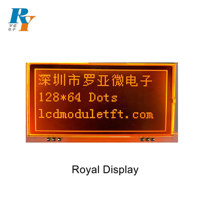 Недостаток дисплея 128*64 FSTN LCD с апельсином освещает монитор контржурным светом LCD