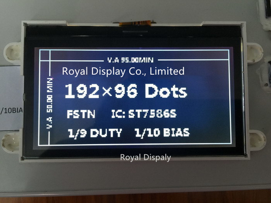 1/10 косых COG графический LCD FSTN показывает позитв 192X64 Transflective