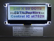 240X80 ставит точки графический дисплей Stn FSTN LCD Cog с LCD освещает контржурным светом
