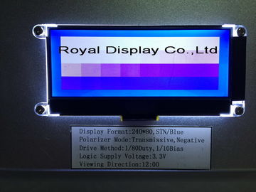 Модуль 240*80 LCD ручного прибора графический ставит точки OEM/ODM доступный
