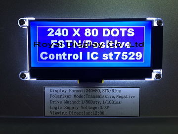 Модуль 240*80 LCD ручного прибора графический ставит точки OEM/ODM доступный