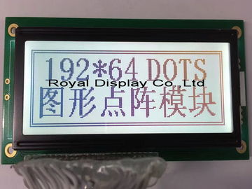Модуль дисплея Lcd матрицы точки для промышленного применения 192x64 ставит точки