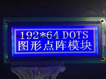 Модуль дисплея Lcd матрицы точки для промышленного применения 192x64 ставит точки