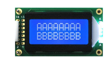 СИД профессионального модуля дисплея Lcd характера 8x2 белое освещает RYB0802A контржурным светом