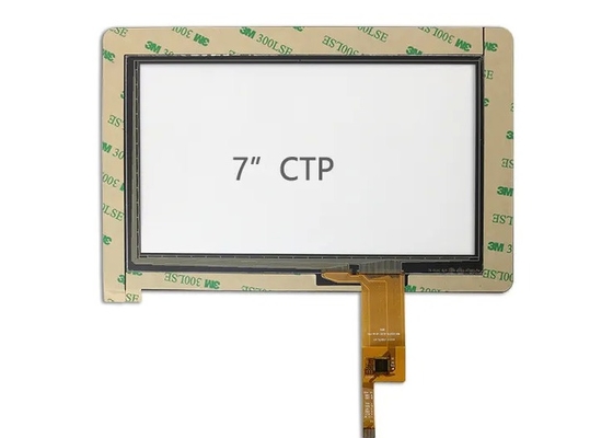 Изготовленная на заказ сенсорная панель I2C Ctp емкостная взаимодействует 7 панель экрана касания дюйма PCAP Multi