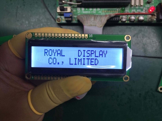 16х2 символа 6 часов Посмотреть направление LCD панель с Aip31066 Диспетчер IC