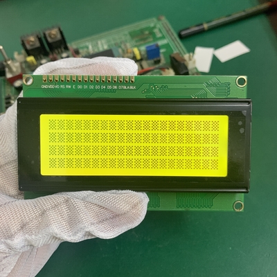STN Желтый монохромный 20X4 символы 16 штифтов LCD модуль с светодиодным подсветкой