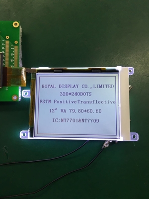 320*240 FSTN LCD Модуль Монохромный для медицинского сканирования положительный