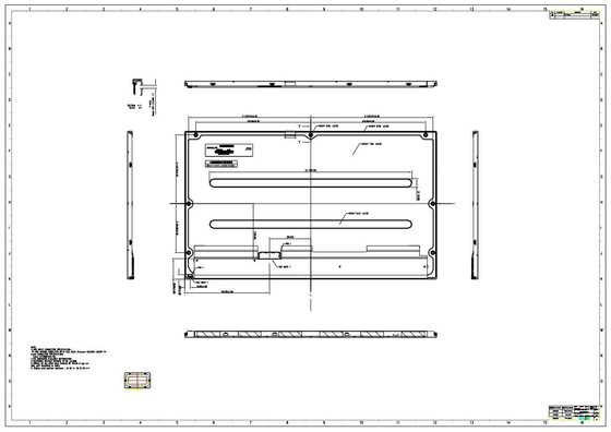 Иннолукс 21,5 дюйма G215HCJ-L02 TFT LCD модуль 1920*RGB*1080 Черный 5,0В дисплей