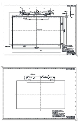 23.6 дюймовый TFT LCD модуль Innolux 1366 * 768 RGB 3000: 1 высокое соотношение контрастности