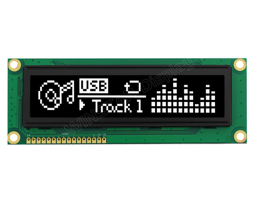 OLED LCD модуль 3.84'' 100*16 Графический супер широкая температура 5.0v Winstar Заменить