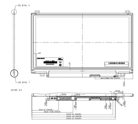11.6' TFT LCD Модуль 1366*768 RGB N116BGE-L41 CMO CHIMEI Мониторный дисплей