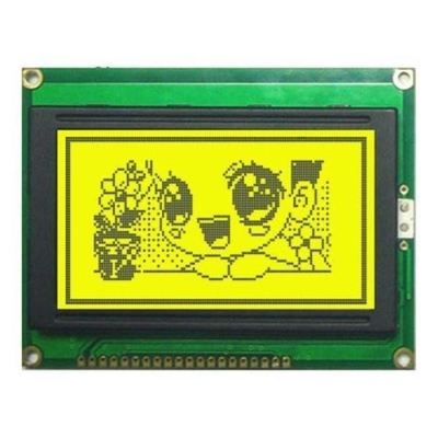 100*64 Графический ЖК-модуль STN 6H с SED1560 Широкотемпературный желто-зеленый дисплей Настраиваемый