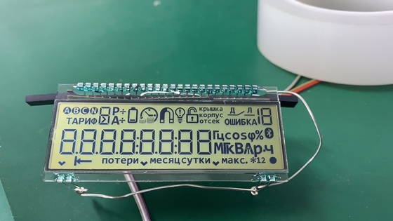 Модуль TN LCD 2.8v -40 градусов по Цельсию трансфлективный положительный энергометр 64 Гц