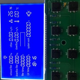 Transmissive отрицательная длинная жизнь Sgs Rohs удара модуля Stn Monochrome Lcd