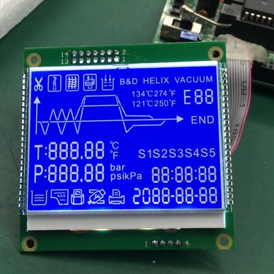 Transmissive отражательные STN графический LCD показывают Monochrome 128x32