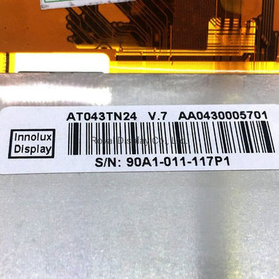 480X3 (RGB) X272 панель At043tn24 v. Innolux LCD 4,3 дюймов 1 40 штырь FPC для автомобиля