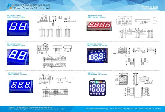 Дисплей СИД 0,56" этапа анода 7 тройного числа общий для микроволны