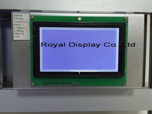 Точки цифров FSTN 240X128 графического дисплея LCD выполненные на заказ освещают модуль контржурным светом LCD УДАРА промышленная аппаратура