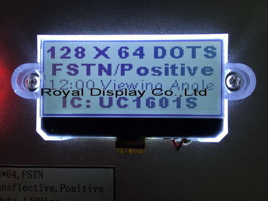 серый цвет Stn дисплея COG 3V Mono LCD 128x64 FSTN положительный для медицинского оборудования