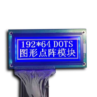 Размер подгонянный фабрикой Monochrome Dfstn 19264 ставит точки белый дисплей LCD Cog УДАРА предпосылки черноты пиксела