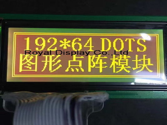 Подгонянное STN/FSTN 192*64 ставит точки модуль LCD COG размера графический Mono белизна LCD освещает контржурным светом