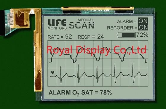 FSTN 320X240 ставит точки графический модуль LCD с белизной освещает Transflective контржурным светом, позитв