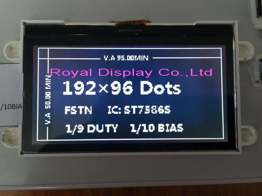 Королевское 192X64 ставит точки дисплей Cog OLED модуля FSTN LCD Mono экрана LCD графический