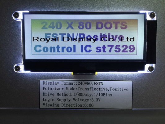 параллель FStn FPC дисплея IC St7529 Transflective LCD Cog 240X80