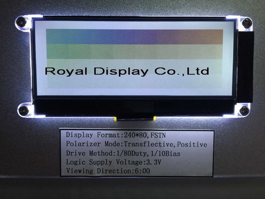параллель FStn FPC дисплея IC St7529 Transflective LCD Cog 240X80