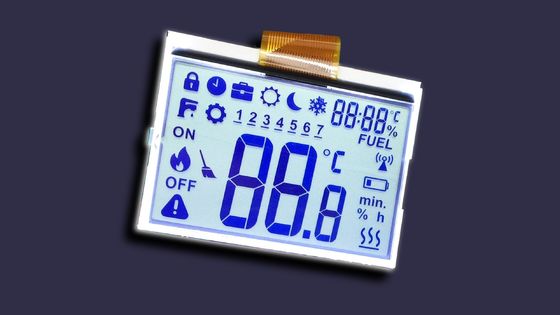 Численный Multicolor дисплей 3.3V FSTN LCD 7 этапов для термостата