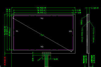 экран панели CDG8671-7.0 IPS LCD LCD касания 350cd/m2 4.3in сопротивляющийся