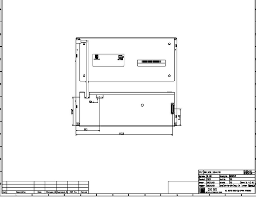 10,4 модуль 640X480 RGB G104V1-T03 Innolux дюйма TFT LCD Transmissive