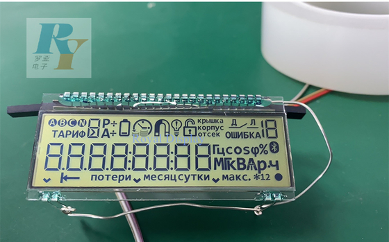 Подгонянный Pin металла этапа Tn цифров 7 показывает Lcd для электронного счетчика воды батареи