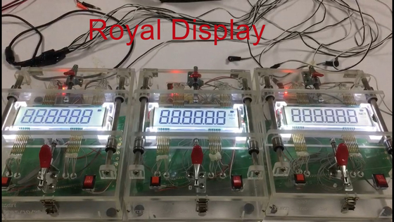 Подгонянный дисплей LCD этапа графика 7 для электронного масштаба с освещает контржурным светом