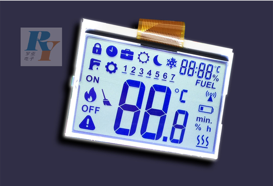 Прозрачный экран дисплея Lcd кондиционера TN с приведенным белым освещает контржурным светом