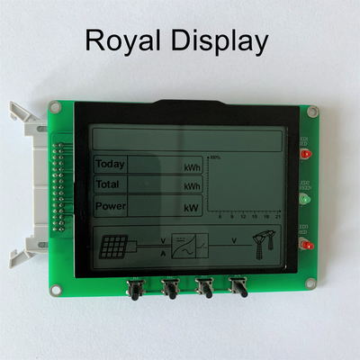 128X16dots дисплей значка FSTN Transflective положительный 1/65duty 1/9bias графический LCD