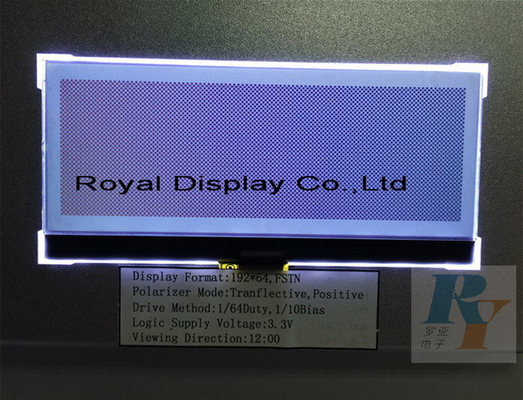 192X64dots FSTN графический положительный LCD показывают Monochrome модуль LCD Cog