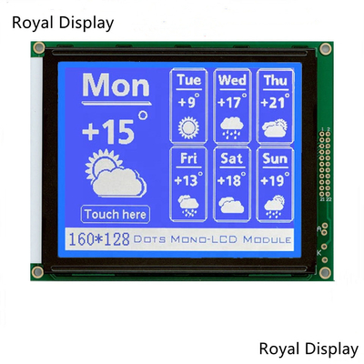 модуль LCD матрицы графика 4.7inch 160X128 129*102mm с освещает контржурным светом