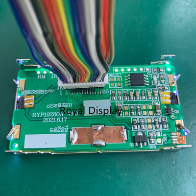 матрица точки LCD 192X80 FSTN Transflective положительное 90mA освещает контржурным светом