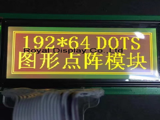 192*64 Графический ЖК-модуль FSTN AT0107 с подсветкой широкого температурного промышленного дисплея