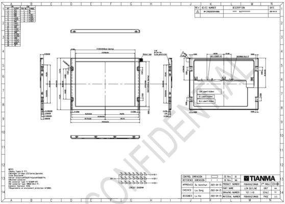 8.4'' 1024*768 RGB TFT LVDS интерфейс высококонтрастный яркий широкотемпературный ЖК-модуль