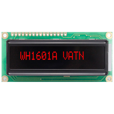 16*1 символов Монохромный интерфейс SPI широкая температура VATN LCD модуль