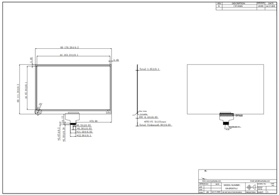 7.5'4 цвет 880**528 SSD1677 FFC E-paper дисплей EPD